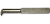Резец токарный резьбовой для внутренней метрической резьбы 10х10х140 ВК8