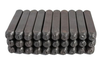 Клейма буквенные (латиница)  4 мм стальные